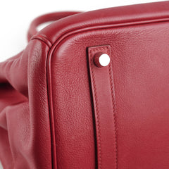 Hermes Birkin 35 Rubis O Square Stamp Hermes Birkin 35 Rubis O Square Stamp