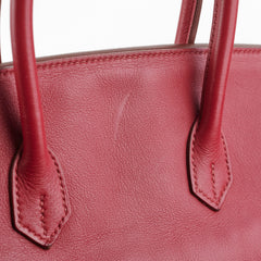 Hermes Birkin 35 Rubis O Square Stamp Hermes Birkin 35 Rubis O Square Stamp