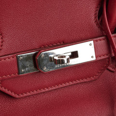 Hermes Birkin 35 Rubis O Square Stamp Hermes Birkin 35 Rubis O Square Stamp