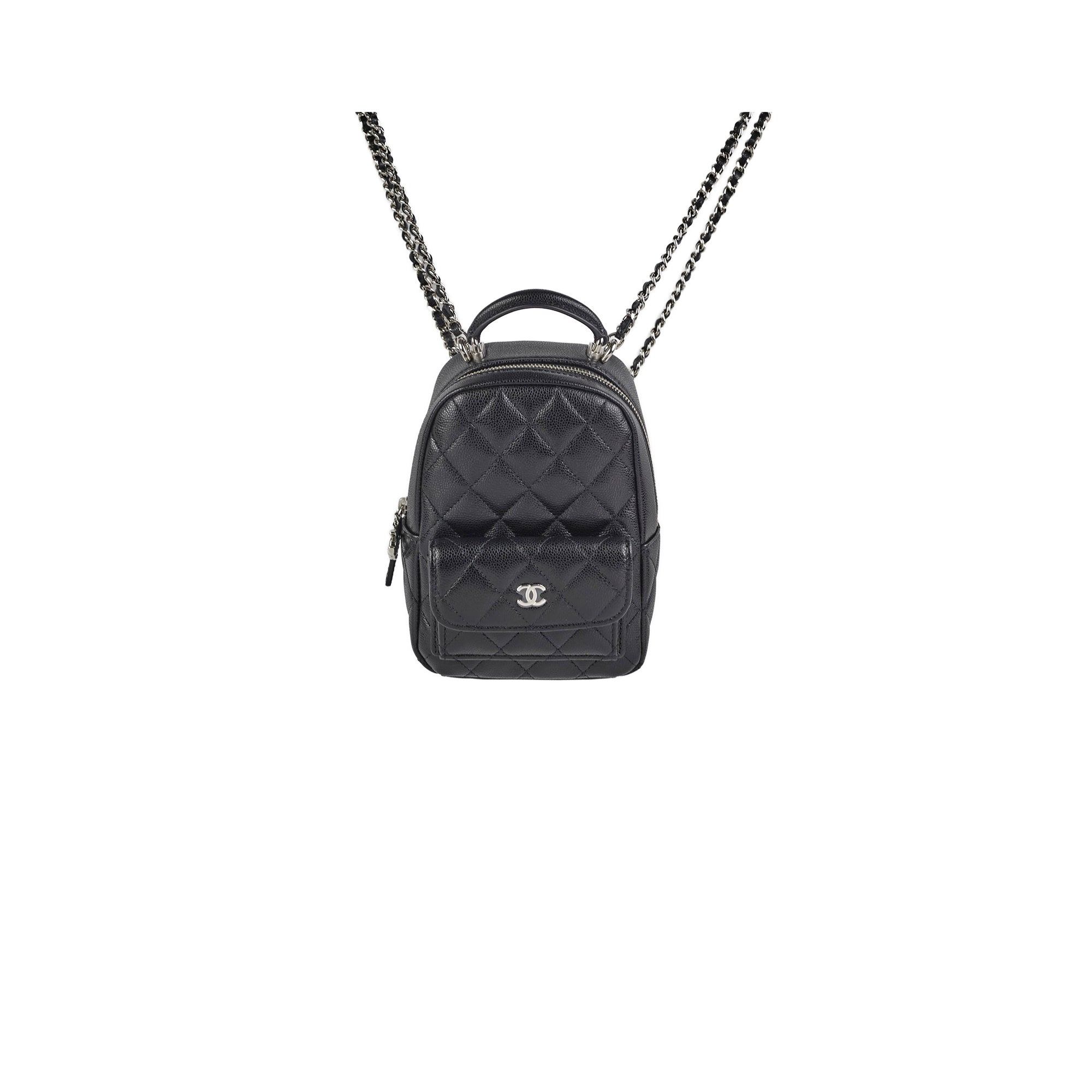 chanel mini backpack 2015 Chanel Mini Backpack Caviar Black