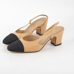 Chanel Beige Slingback Heels Size 36 Chanel Beige Slingback Heels Size 36