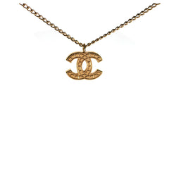 Chanel CC Logo Gold Necklace Costume Jewellery Chanel CC Logo Gold Necklace Costume Jewellery