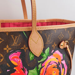 Louis Vuitton Neverfull Rose Monogram MM Tote Louis Vuitton Neverfull Rose Monogram MM Tote