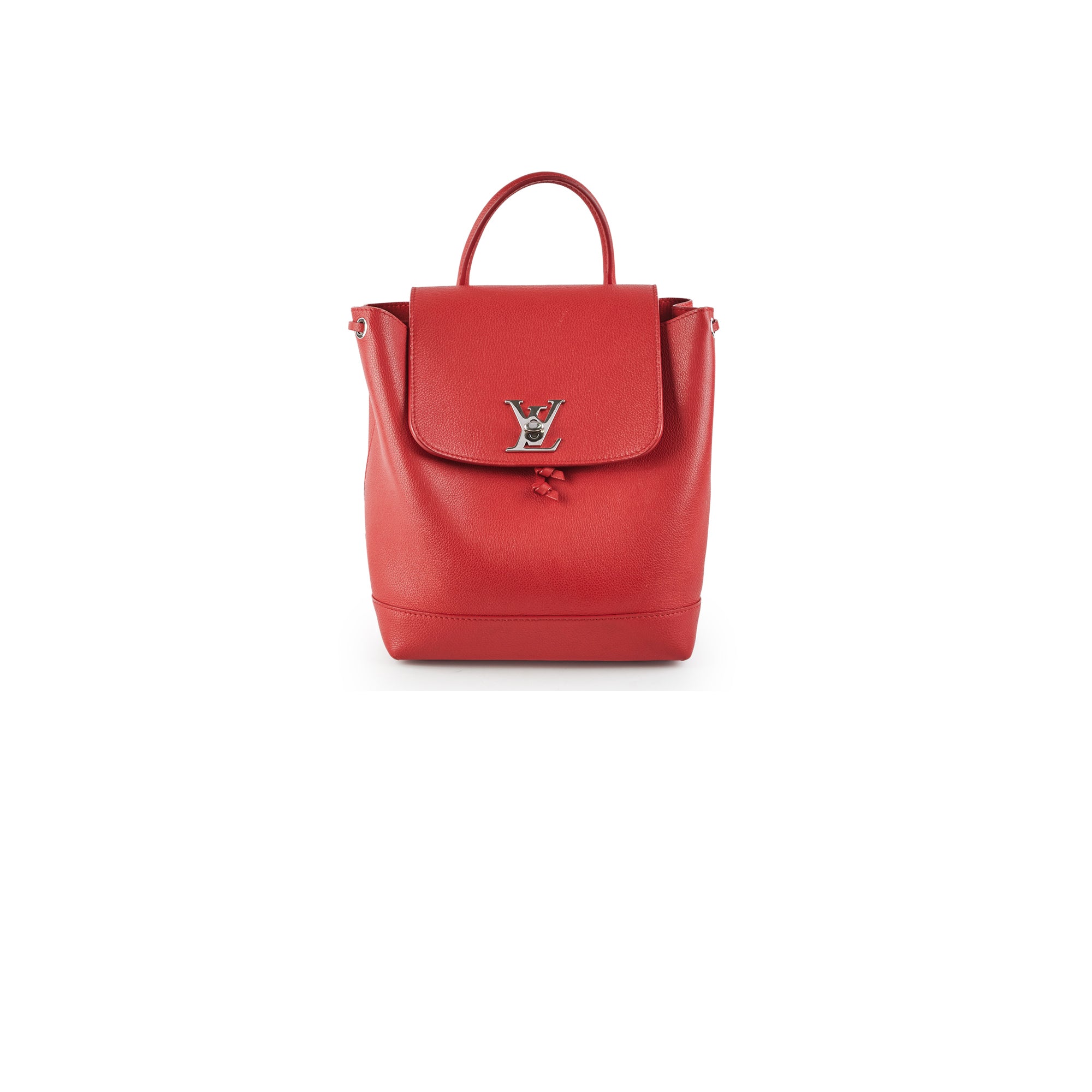 louis vuitton backpack red Louis Vuitton 2016 Taurillon Lockme Backpack