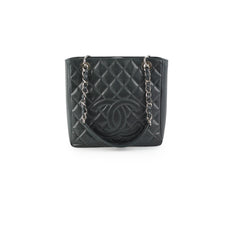 Chanel Caviar PST Petite Shopping Tote Black Chanel Caviar PST Petite Shopping Tote Black