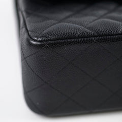 Chanel Caviar Jumbo Double Classic Flap Black Chanel Caviar Jumbo Double Classic Flap Black