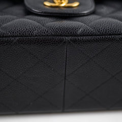 Chanel Caviar Jumbo Double Classic Flap Black Chanel Caviar Jumbo Double Classic Flap Black