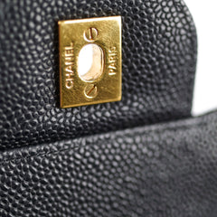 Chanel Caviar Jumbo Double Classic Flap Black Chanel Caviar Jumbo Double Classic Flap Black