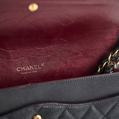 Chanel Caviar Jumbo Double Classic Flap Black Chanel Caviar Jumbo Double Classic Flap Black