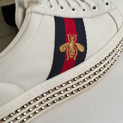 Gucci Ace Crystal Platform Sneakers White Size 37 Gucci Ace Crystal Platform Sneakers White Size 37