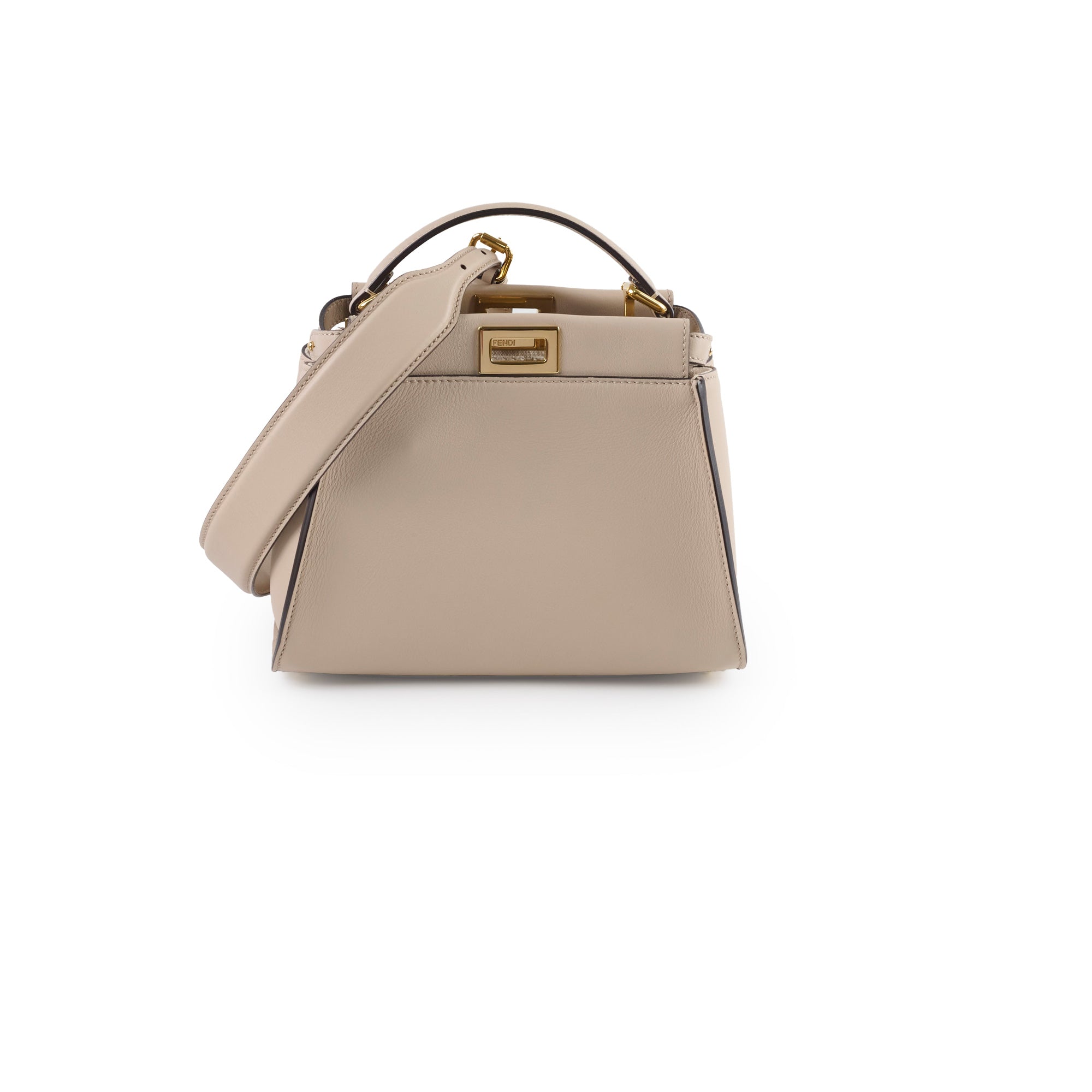 Fendi Peekaboo Mini Taupe – THE PURSE AFFAIR