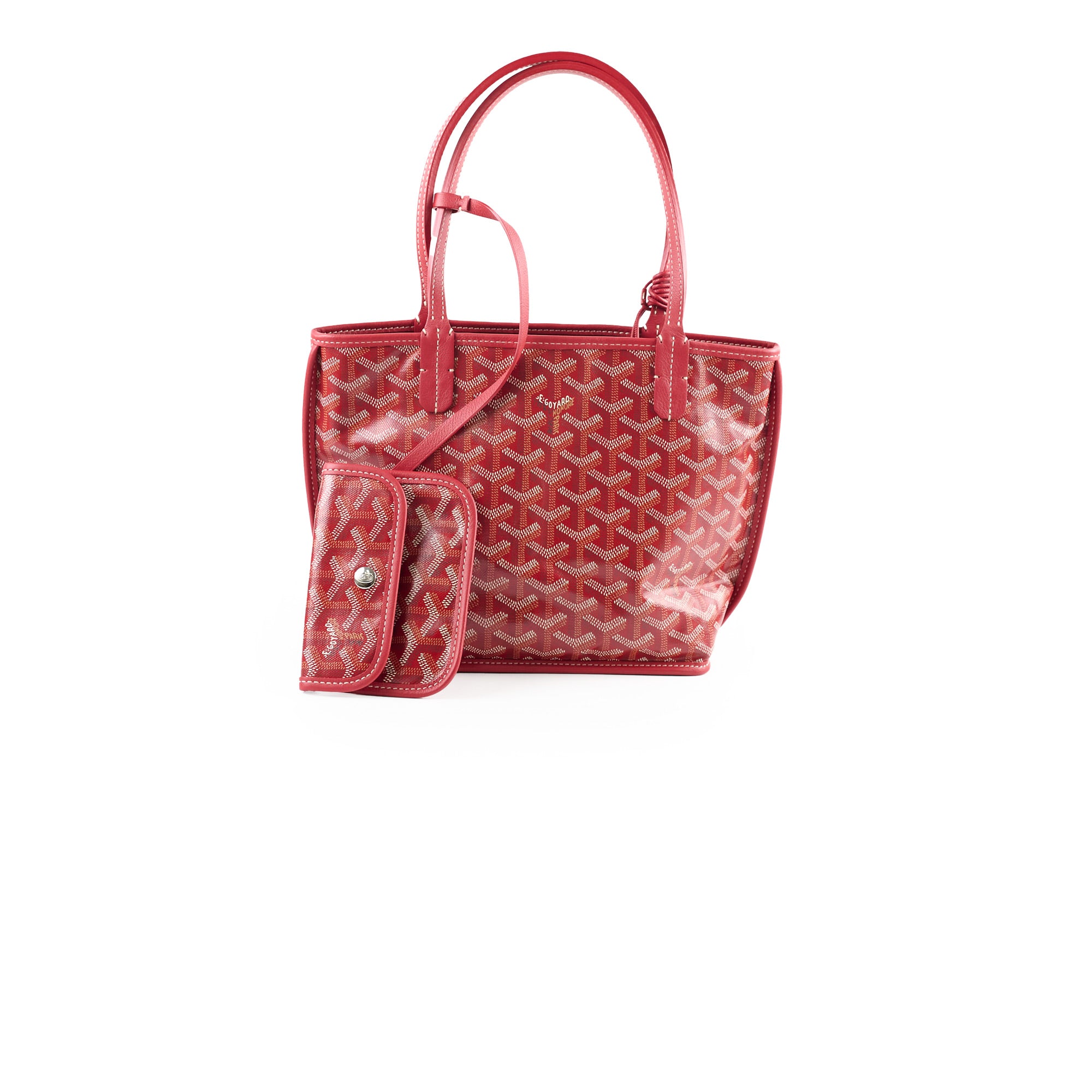 Goyard Mini Anjou Tote Red – THE PURSE AFFAIR - Main Image