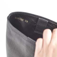 Gucci GG Knee High Heeled Boots Black 38 Gucci GG Knee High Heeled Boots Black 38