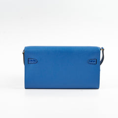 Hermes Kelly To Go Epsom/Alligator Mykonos/Bleu Zellige 2021 Hermes Kelly To Go Epsom/Alligator Mykonos/Bleu Zellige 2021