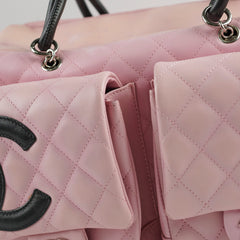 Chanel Vintage Lambskin Reporter Bag Pink Chanel Vintage Lambskin Reporter Bag Pink