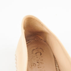 Chanel espadrille beige black shoes 38 Chanel espadrille beige black shoes 38