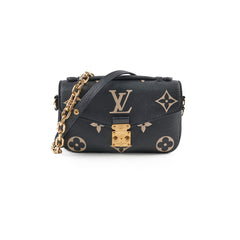 Louis Vuitton Pochette Metis East West Bag Black/Beige Louis Vuitton Pochette Metis East West Bag Black/Beige