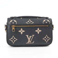 Louis Vuitton Pochette Metis East West Bag Black/Beige Louis Vuitton Pochette Metis East West Bag Black/Beige