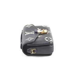 Louis Vuitton Pochette Metis East West Bag Black/Beige Louis Vuitton Pochette Metis East West Bag Black/Beige