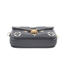 Louis Vuitton Pochette Metis East West Bag Black/Beige Louis Vuitton Pochette Metis East West Bag Black/Beige
