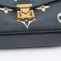 Louis Vuitton Pochette Metis East West Bag Black/Beige Louis Vuitton Pochette Metis East West Bag Black/Beige