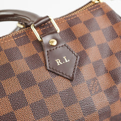 Louis Vuitton Speedy 30  Damier Ebene Louis Vuitton Speedy 30  Damier Ebene