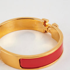 Hermes Clic H Bracelet Red PM