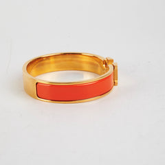 Hermes Clic H Bracelet Orange PM Hermes Clic H Bracelet Orange PM