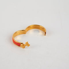Hermes Clic H Bracelet Orange PM Hermes Clic H Bracelet Orange PM