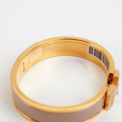 Hermes Clic H Bracelet Marron Glace