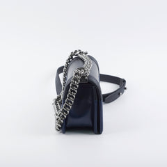 Chanel Boy Small Black/Navy Blue Chanel Boy Small Black/Navy Blue