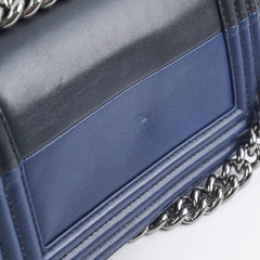 Chanel Boy Small Black/Navy Blue Chanel Boy Small Black/Navy Blue