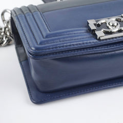 Chanel Boy Small Black/Navy Blue Chanel Boy Small Black/Navy Blue