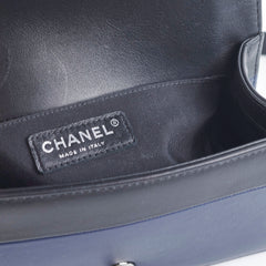 Chanel Boy Small Black/Navy Blue Chanel Boy Small Black/Navy Blue
