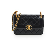 Chanel Calfskin Quilted Mini Coco Ring Flap Black Microchipped 2021