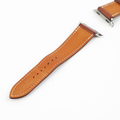 Hermes Fauve Barenia Apple Watch Strap 40mm (Y stamp) Hermes Fauve Barenia Apple Watch Strap 40mm (Y stamp)