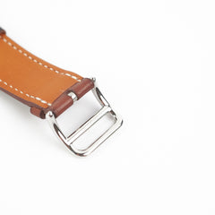 Hermes Fauve Barenia Apple Watch Strap 40mm (Y stamp) Hermes Fauve Barenia Apple Watch Strap 40mm (Y stamp)