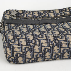 Dior Safari Oblique Messenger Bag Navy