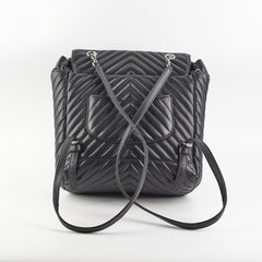 Chanel Chevron Large Urban Spirit Backpack Black Chanel Chevron Large Urban Spirit Backpack Black