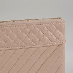 Chanel Pink Caviar Pouch