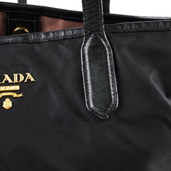 Prada Nylon Tote Bag Black Prada Nylon Tote Bag Black