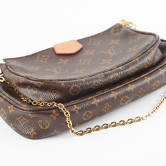 Louis Vuitton Multi Pochette Pink with Additional Strap Louis Vuitton Multi Pochette Pink with Additional Strap