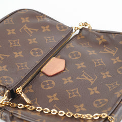 Louis Vuitton Multi Pochette Pink with Additional Strap Louis Vuitton Multi Pochette Pink with Additional Strap