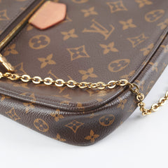 Louis Vuitton Multi Pochette Pink with Additional Strap Louis Vuitton Multi Pochette Pink with Additional Strap