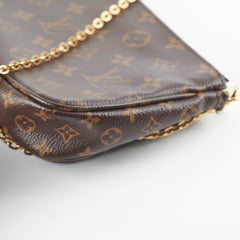 Louis Vuitton Multi Pochette Pink with Additional Strap Louis Vuitton Multi Pochette Pink with Additional Strap