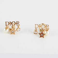 Dior Gold Logo Clip On Earrings Costume Jewellery Dior Gold Logo Clip On Earrings Costume Jewellery