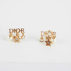 Dior Gold Logo Clip On Earrings Costume Jewellery Dior Gold Logo Clip On Earrings Costume Jewellery