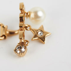 Dior Gold Logo Clip On Earrings Costume Jewellery Dior Gold Logo Clip On Earrings Costume Jewellery