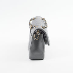 Chanel Classic Small Caviar Flap Grey 29 Series Chanel Classic Small Caviar Flap Grey 29 Series