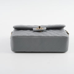 Chanel Classic Small Caviar Flap Grey 29 Series Chanel Classic Small Caviar Flap Grey 29 Series